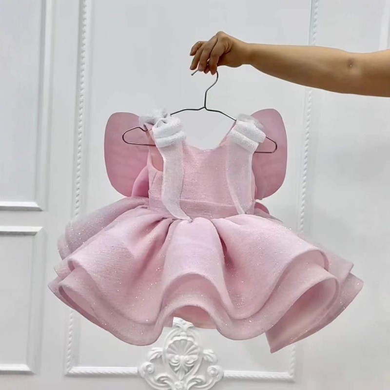 Baby Clothing Dresser - 2026 Baby Meisje Roze Schattige Prinsessenjurken