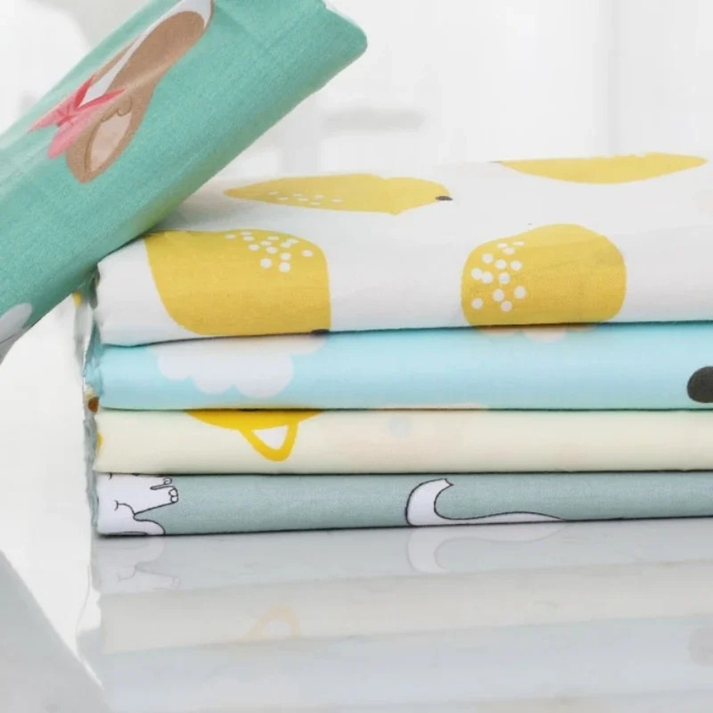 Baby Clothing Organic - Puur katoen bedrukte stof babybeddengoed lakens