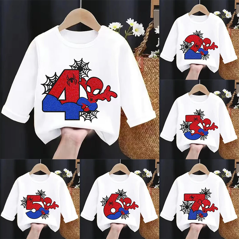Baby Clothing Dividers - Nieuwe Spider Kinder T-shirts met lange