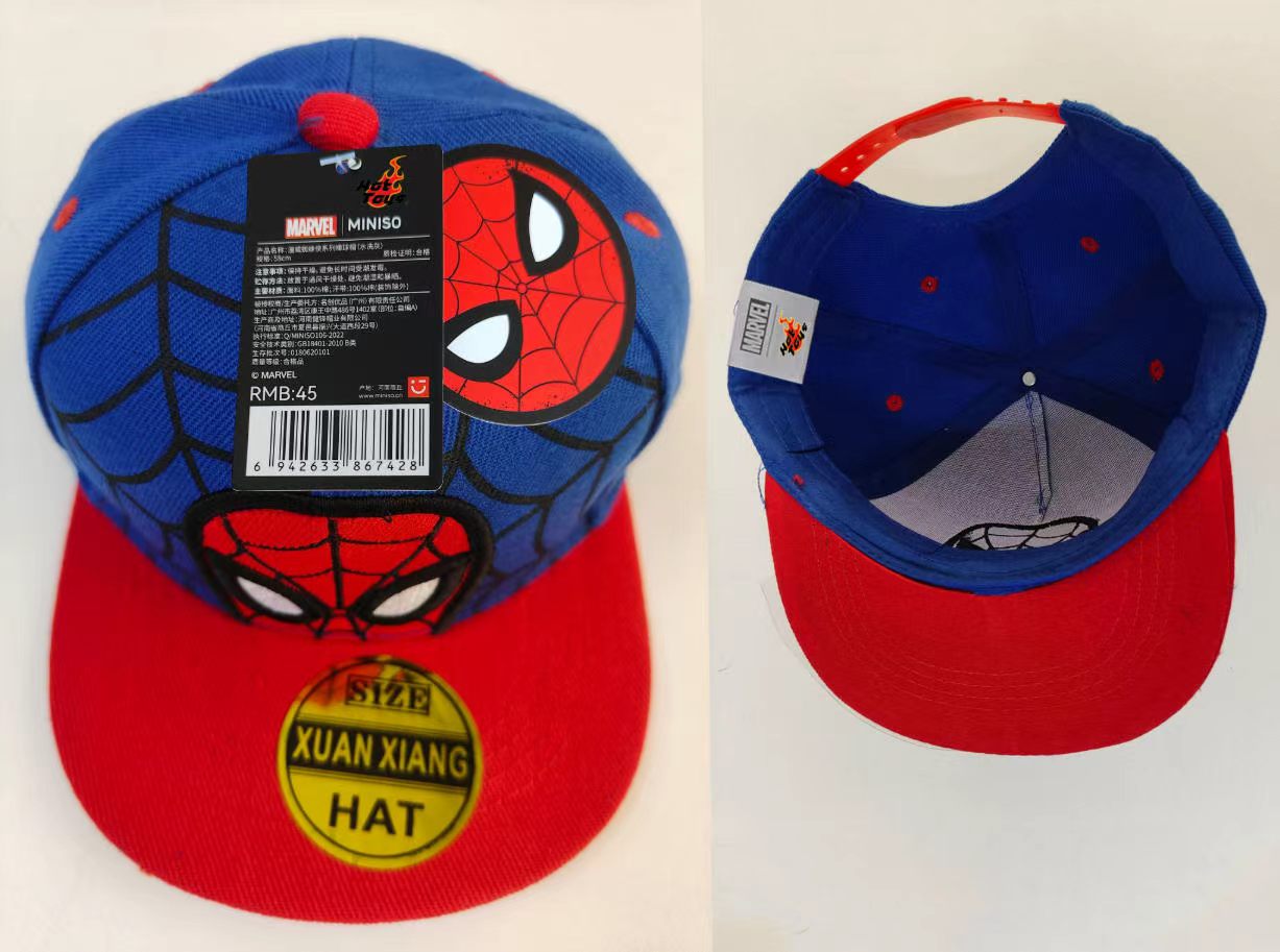 Anime Cartoon Spiderman petten - Baby Clothing Usa recensie en prijs